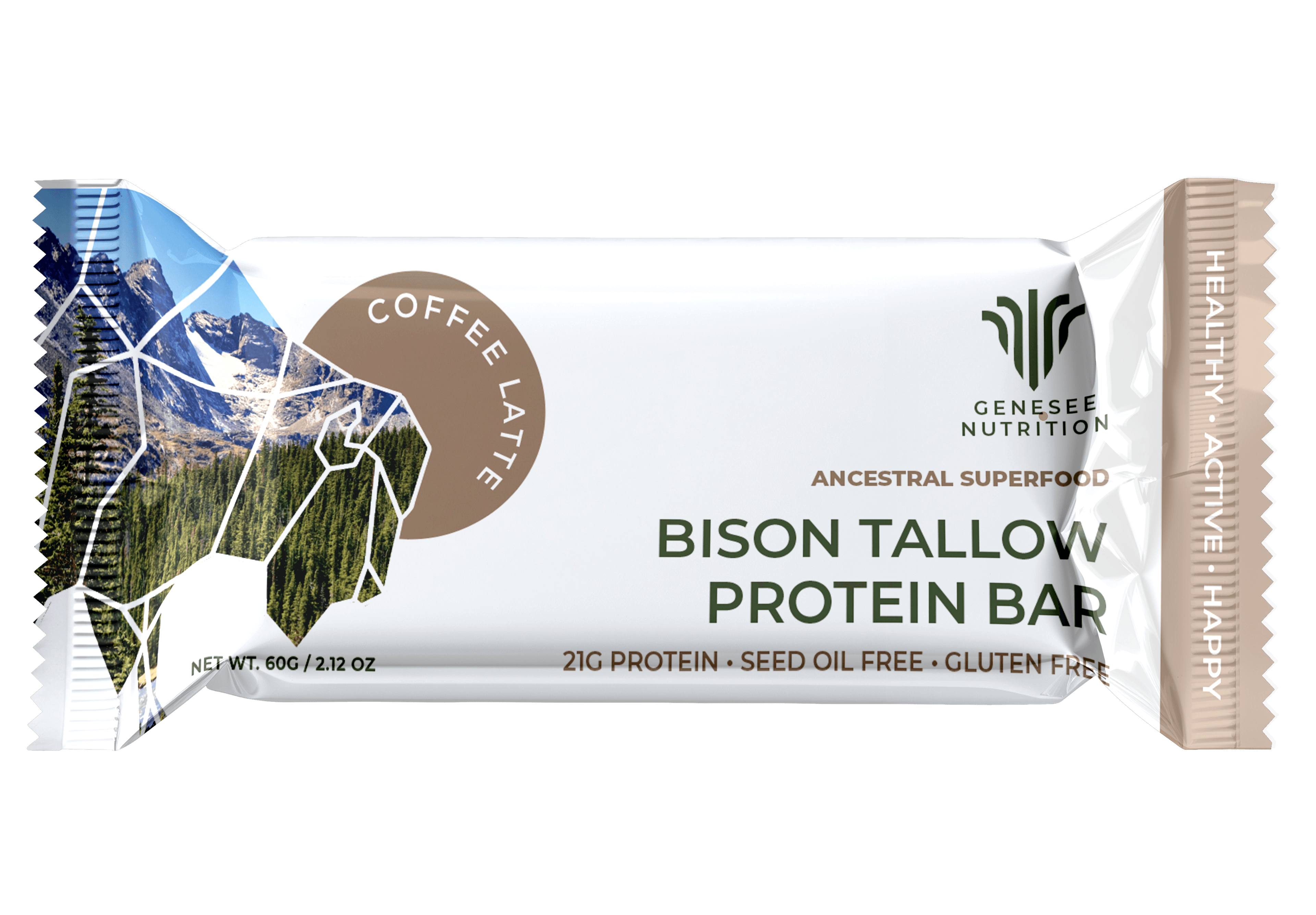 Coffee Latte Bison Tallow Protein Bar